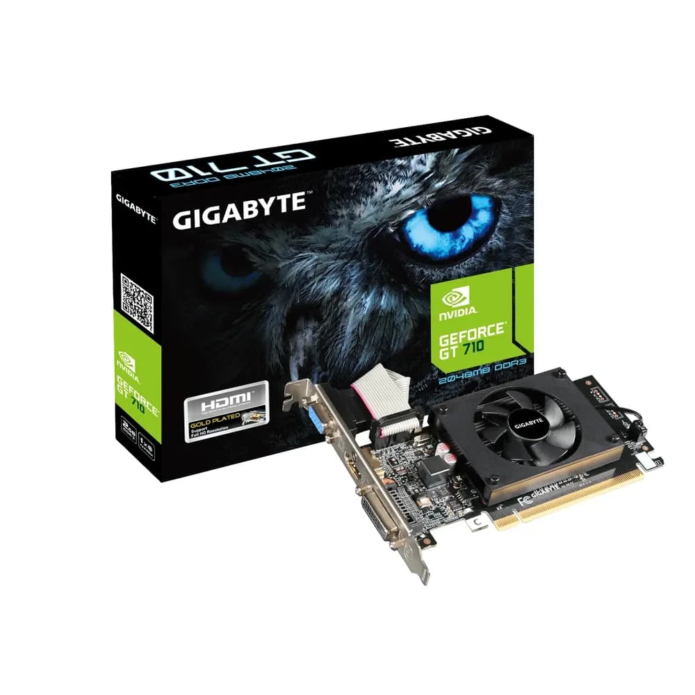 GIGABYTE GV-N710D3-2GL GeForce GT 710 2GB DDR3 PCIE – Novo