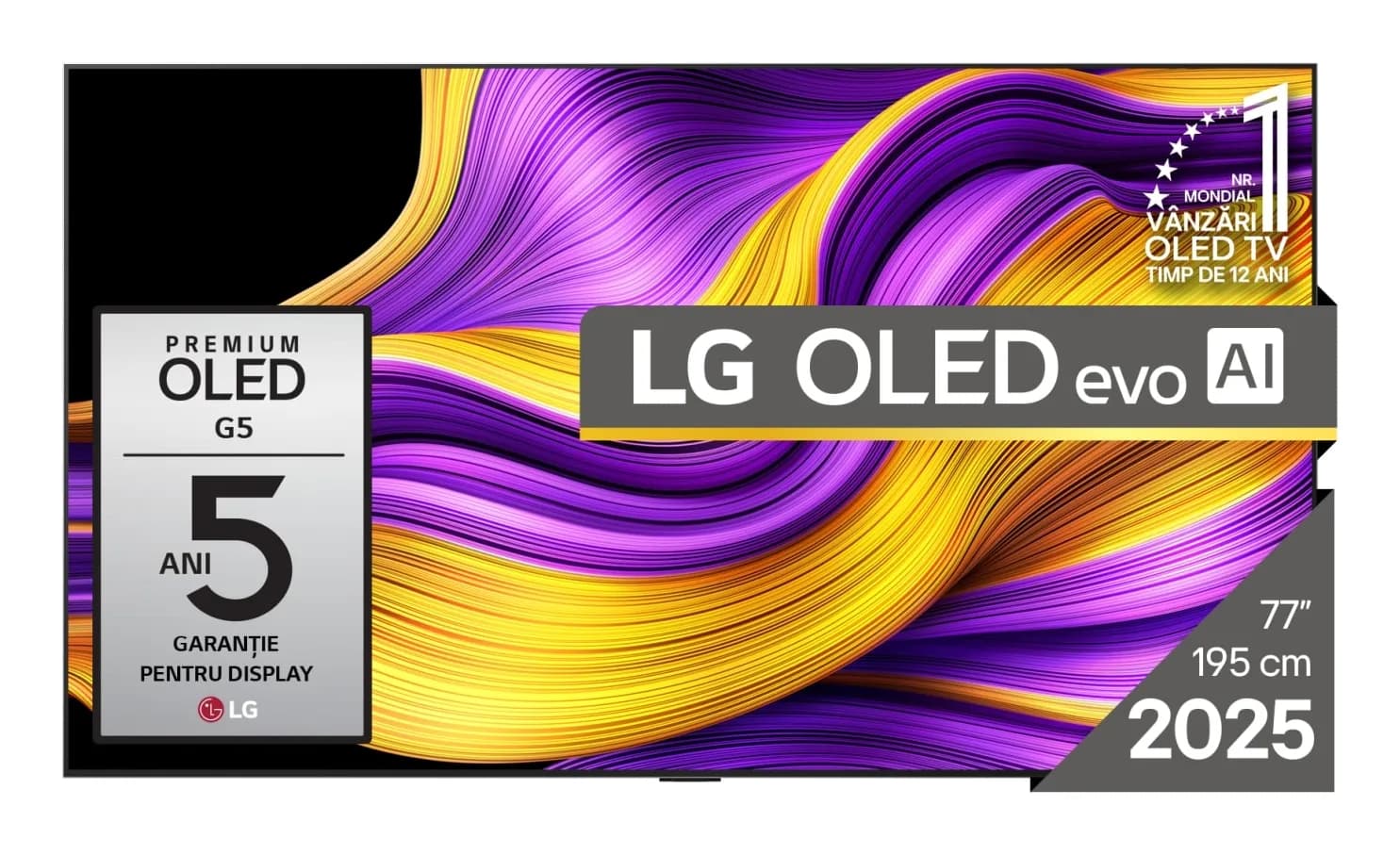 LG OLED evo AI G5 77" televizor