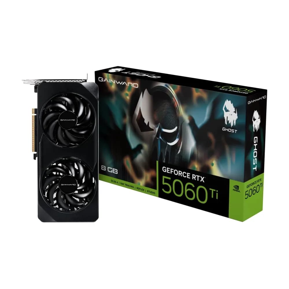 GAINWARD 1248-BLISS Ghost GeForce RTX 5060 Ti 8GB GDDR7 DLSS4 – Novo