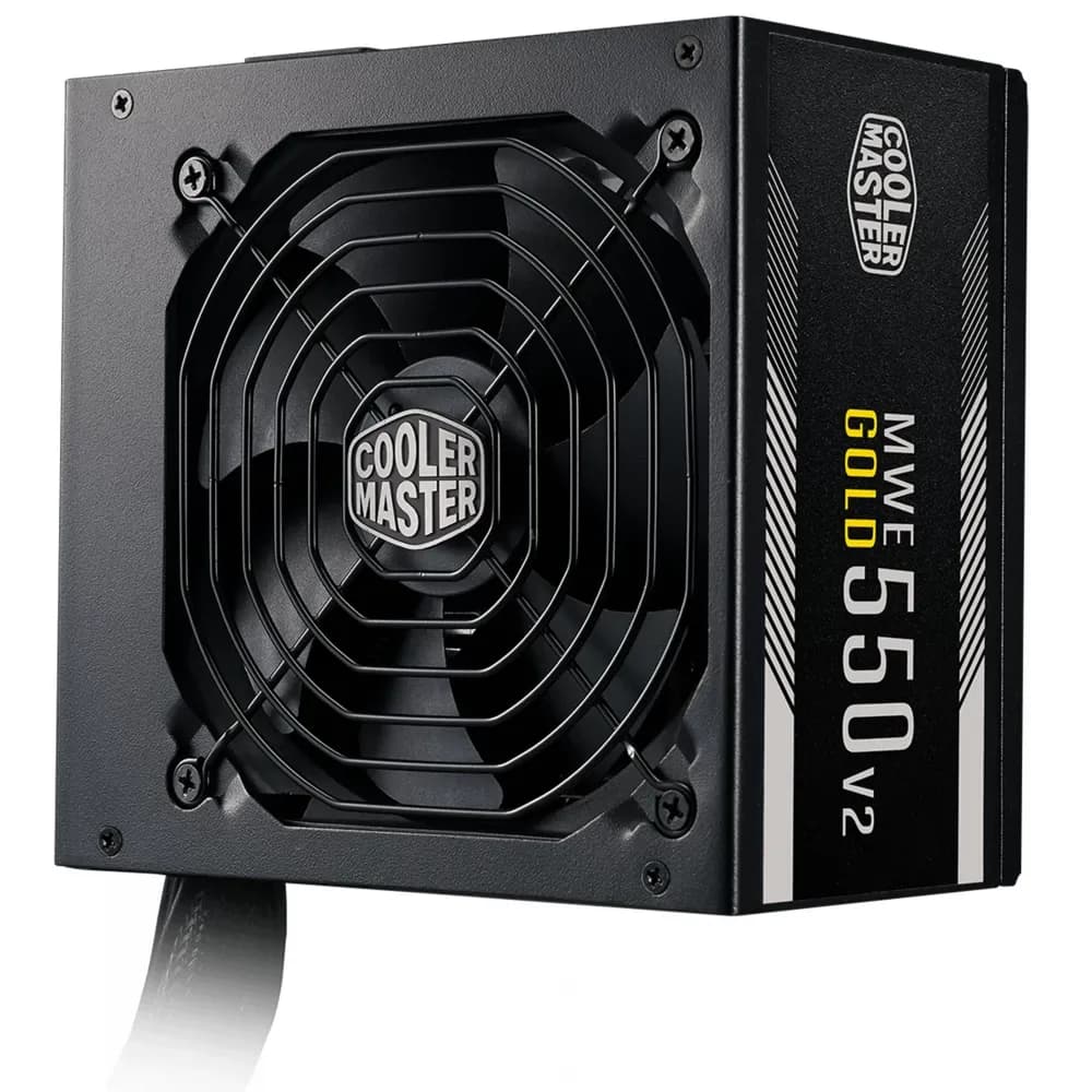 COOLERMASTER MWE 550W 80 Plus Gold PSU – Novo