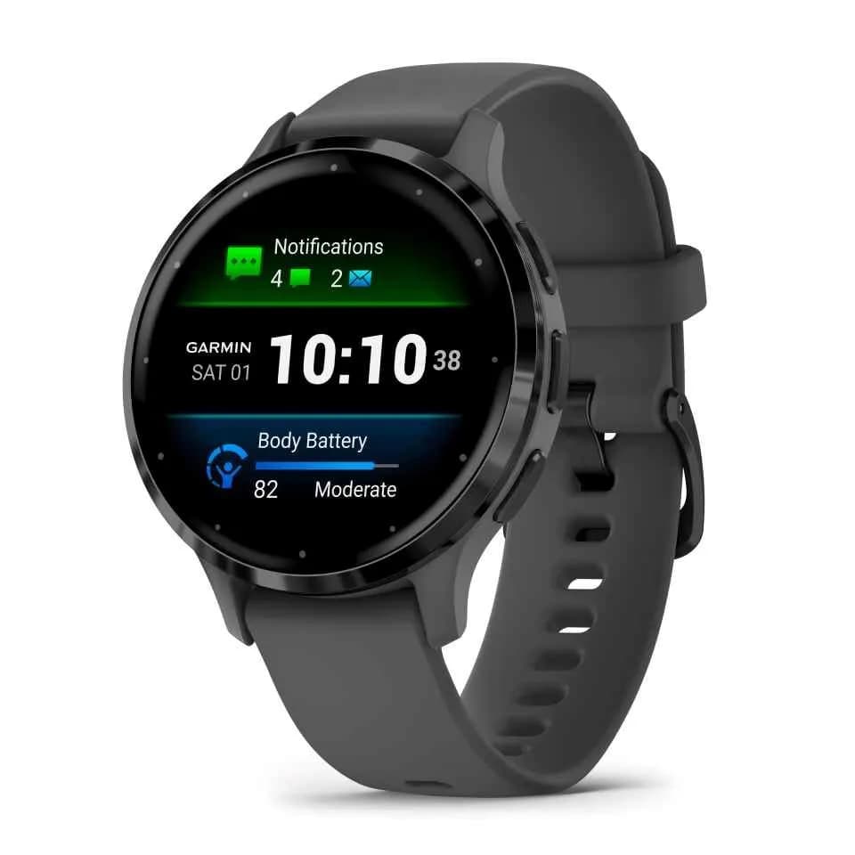 Garmin Venu 3S sa sivom silikonskom narukvicom – Novo