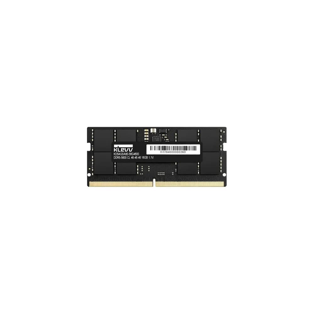 KLEVV 16GB Notebook DDR5 5600MHz CL46 KD5AGSA80-56G4600 OEM – Novo
