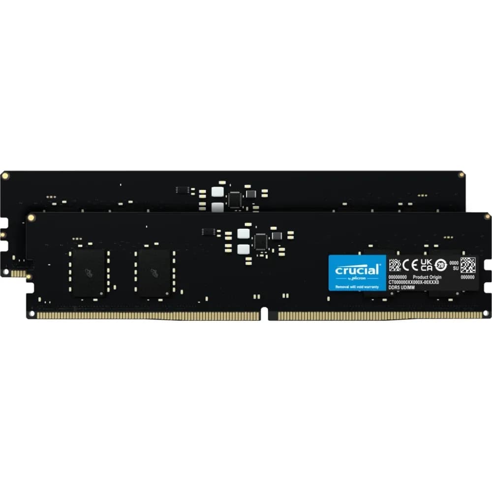 CRUCIAL 16GB DDR5 5600MHz CL46 KIT CT2K8G56C46U5 – Novo