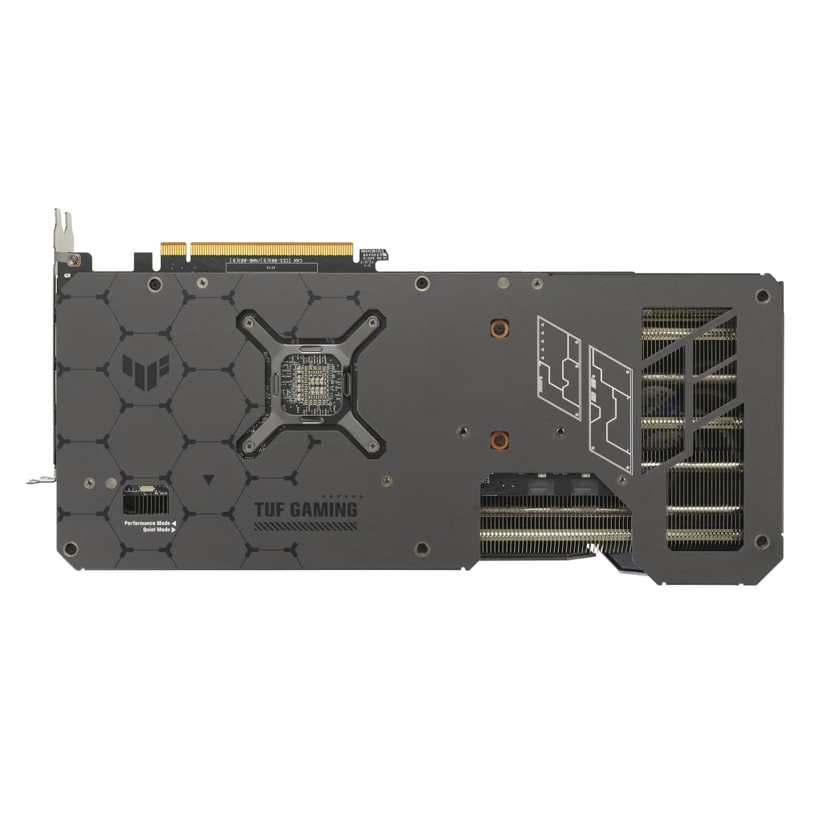 ASUS TUF RX 7800 XT, tri ventilatora