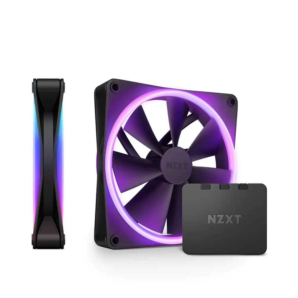 NZXT F140 RGB DUO black 2 pieces set – Novo