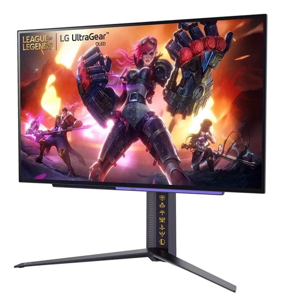 LG UltraGear 27GR95QL-B, zadnja strana