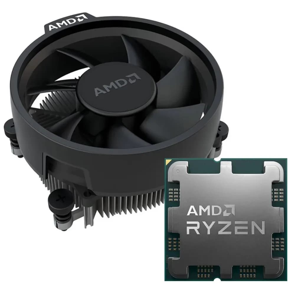AMD Ryzen 5 9600X 3.90GHz AM5 Wraith Stealth cooler 100-100001405MPK – Novo