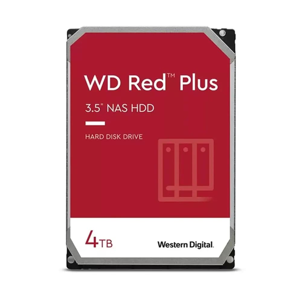 WD Red Plus 4TB 3.5" 5400rpm 256MB SATA WD40EFPX – Novo