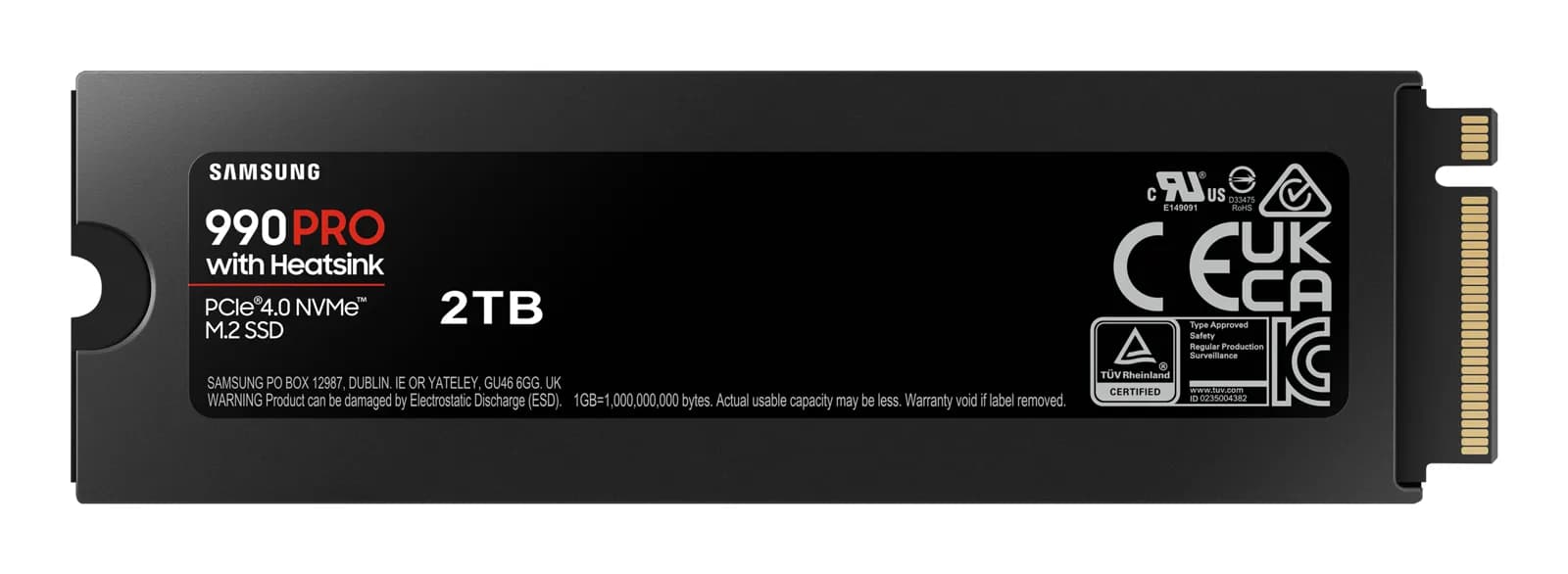 Samsung 990 PRO 2TB, pakovanje