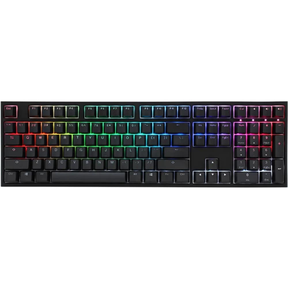 DUCKYCHANNEL ONE 2 RGB MX Blue US English black – Novo