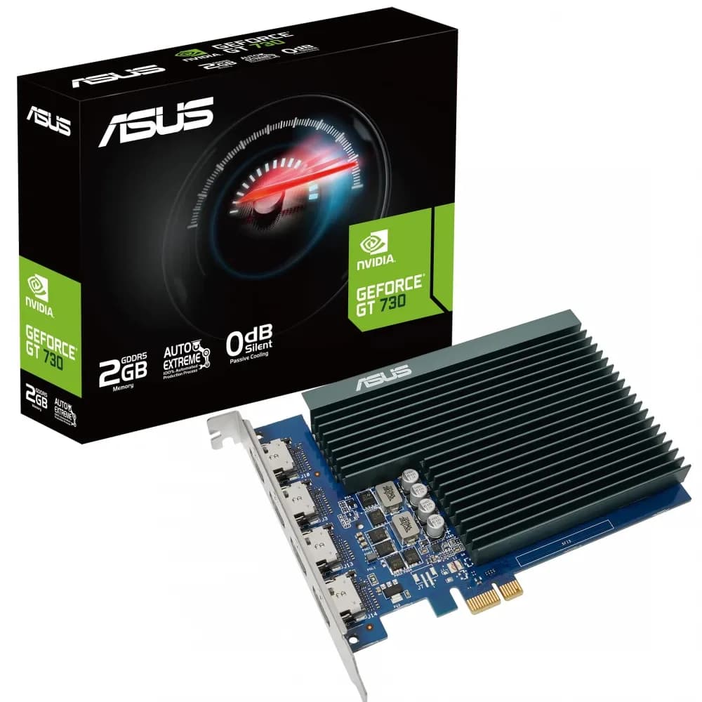 ASUS GT730-4H-SL-2GD5 GeForce GT 730 2GB GDDR5 Silent PCIE – Novo