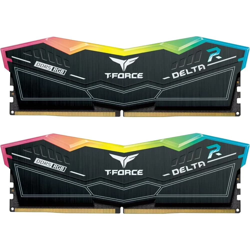 TEAM GROUP 32GB T-Force Delta RGB DDR5 6000MHz CL30 KIT FF3D532G6000HC30DC01 – Novo
