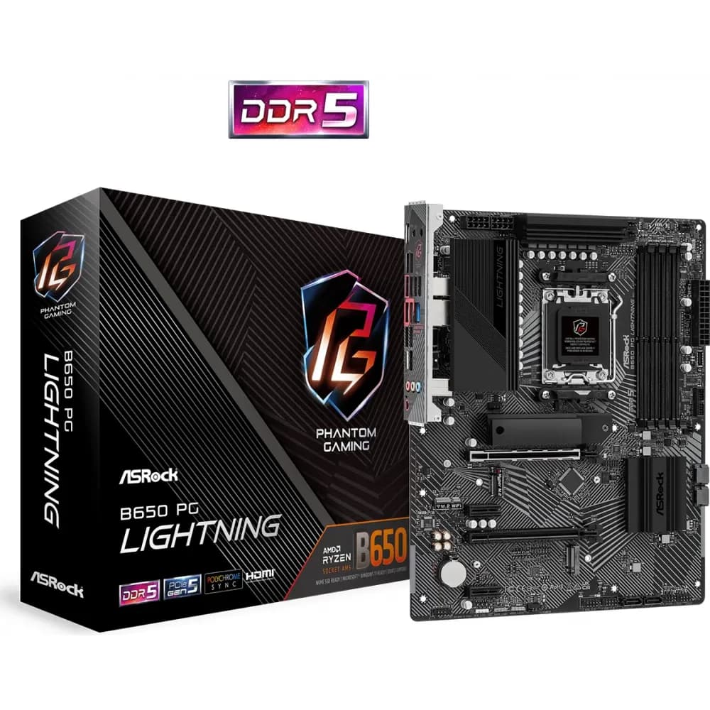 ASROCK B650 PG Lightning – Novo