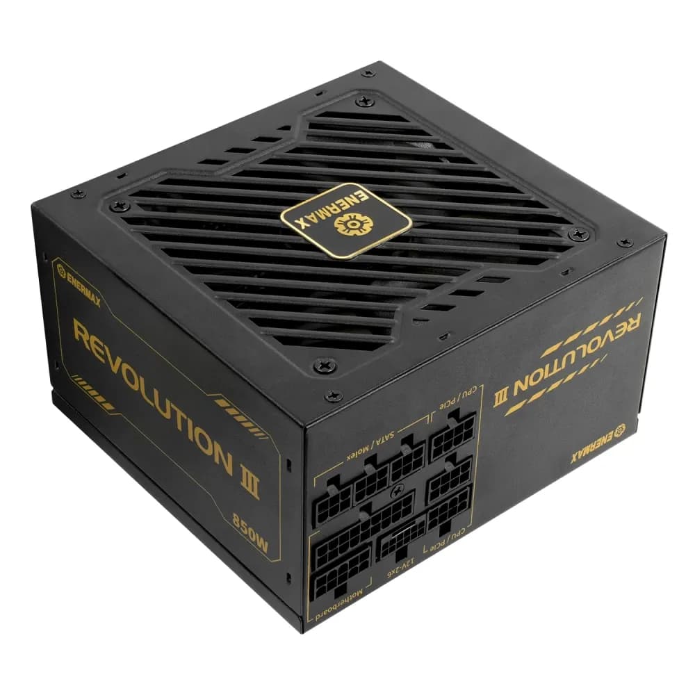 ENERMAX Revolution III Modular 850W 80 Plus Gold PSU – Novo