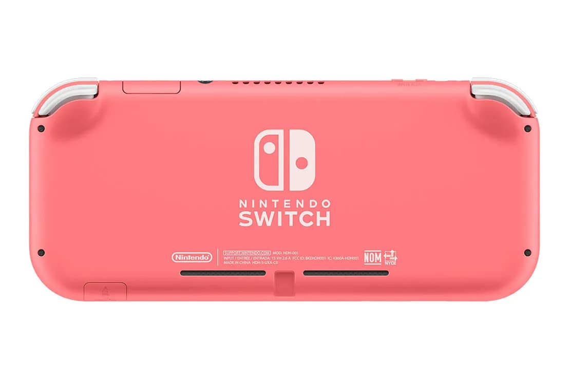 Nintendo Switch Lite, pogled spreda