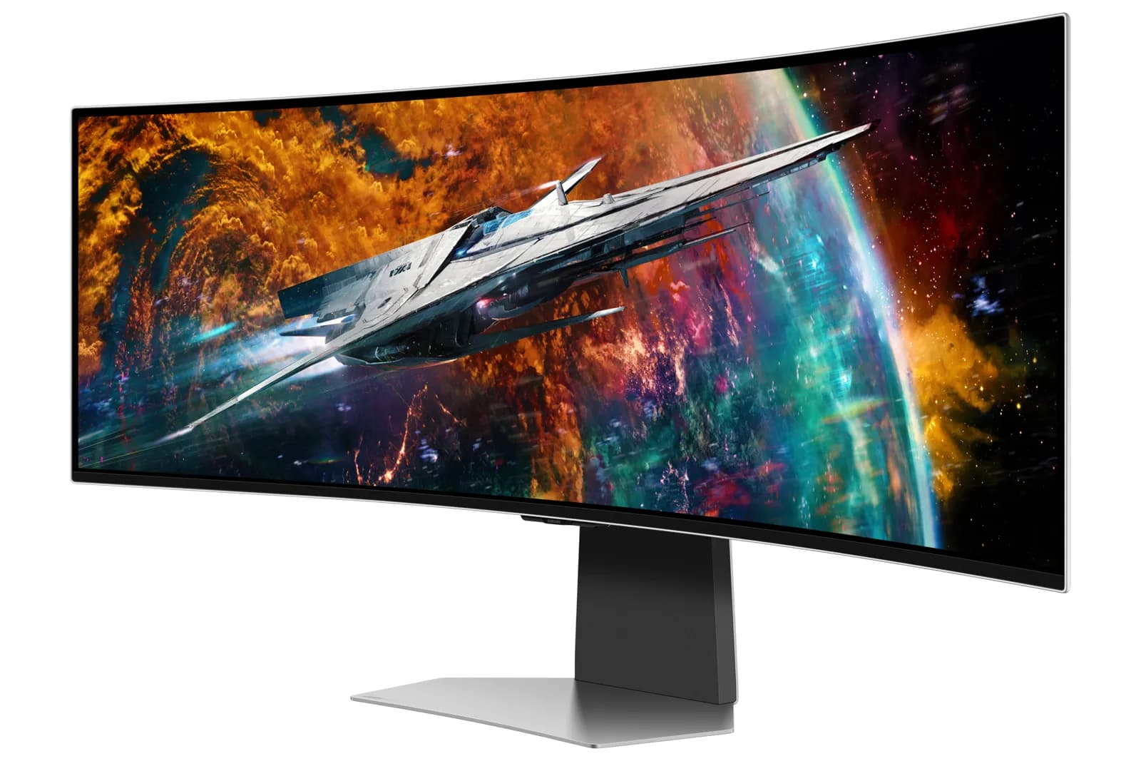 Samsung Odyssey OLED G9, pogled sa strane