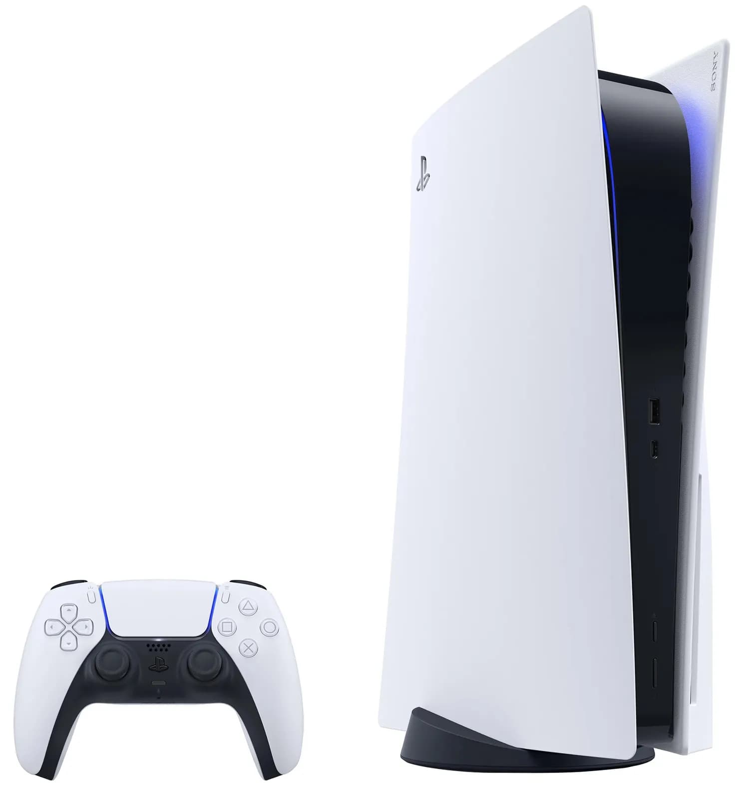Sony PlayStation 5, pogled odozgo