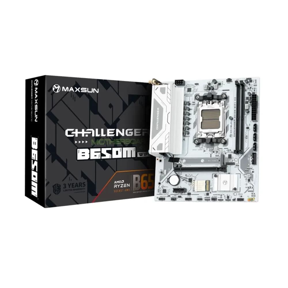 MAXSUN Challenger B650M WIFI ICE – Novo