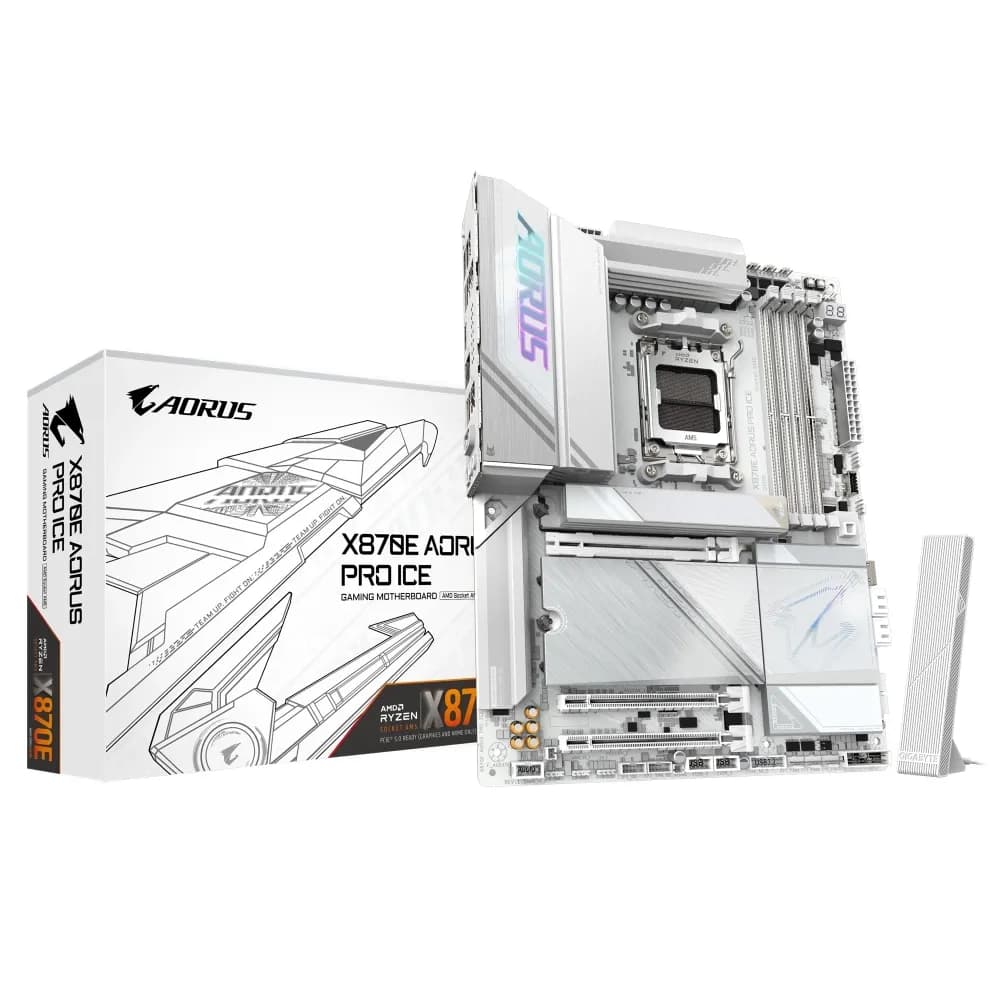 GIGABYTE X870E AORUS PRO ICE – Novo