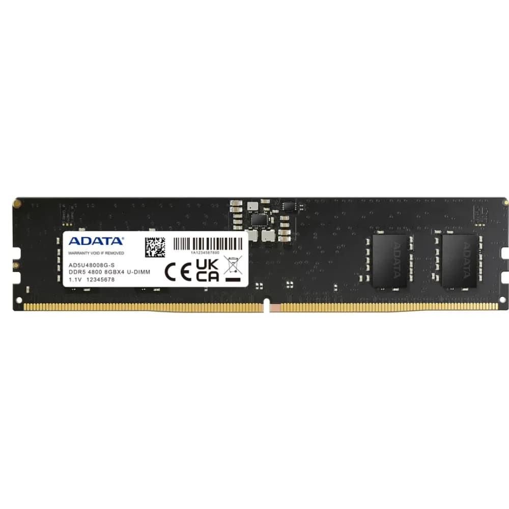 ADATA 8GB DDR5 4800MHz CL40 AD5U48008G-S – Novo